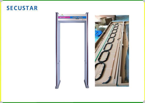 Cheap Guns and Knife Detection Door Frame Metal Detector With Led Sensitivity Level Indication On Panel for sale