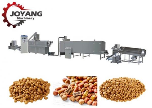 Cheap Large Capacity Pet Food Machine , Dog Food Production Line 1 Year Warranty for sale