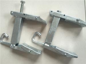 Hot Dip Galvanized Steel Wire Clamp / Cable Clamp With Custom Various Size