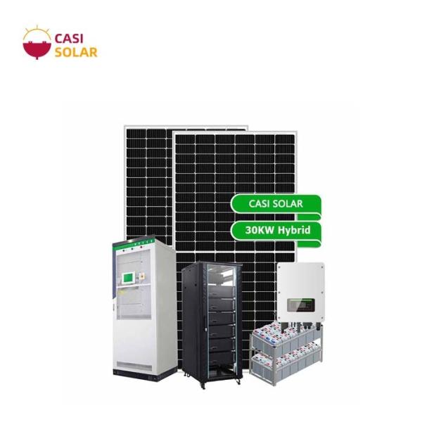 Cheap Lithium 30kw Solar Power System Panel Home Set Ground for sale