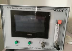 China Flame Spread Vertical Flame Test Chamber , Garment Textile Testing Equipments on sale