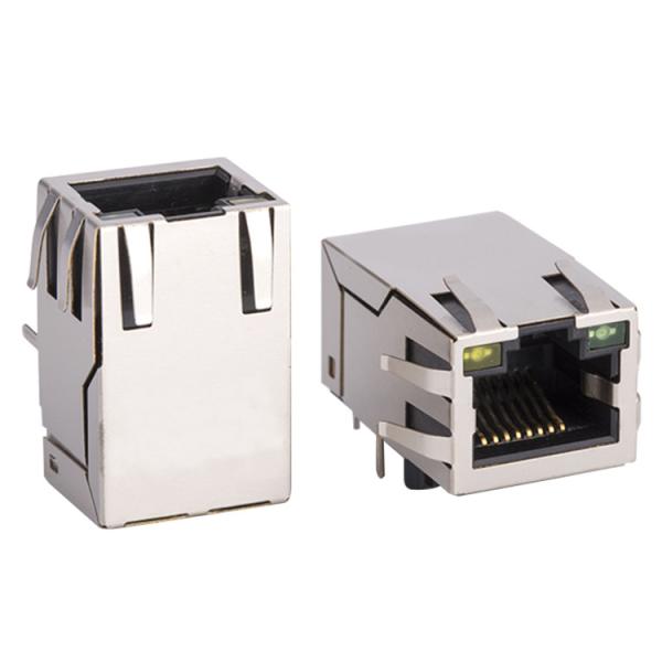 Cheap POE RJ45 Connector Single Port 1X1 Tab-Up 10/100Base-Tx TM311B01DAB213007 for sale