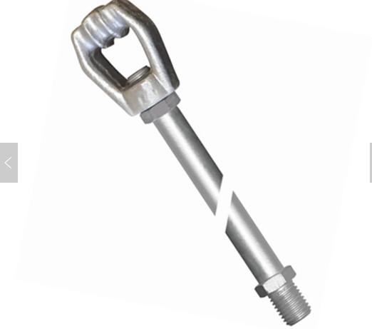 Cheap Foundation Construction Helical Soil Anchors With Assembled Triple Eye Nut for sale