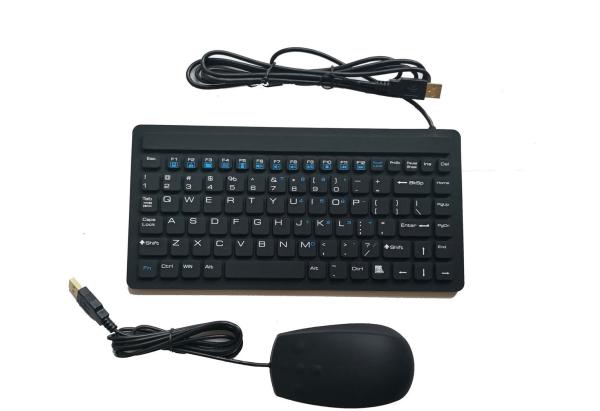 Cheap Desk Top 87 Keys Industrial Keyboard Mouse For CNC Linux Machine Rubber Material for sale
