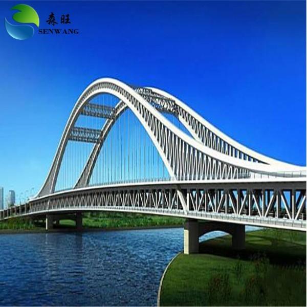 Cheap Eco Friendly Steel Structure Bridge , Galvanized Steel Bridge Construction Sustainable for sale