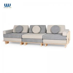 China Wooden Frame Multi Functional Sectional Sofa Couch Furniture 3 Seats on sale