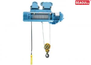 China Warehouse Wharf Electric Chain Hoist With Trolley / 10T Wire Rope Pulling Hoist on sale