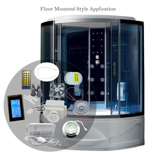 Cheap Multi Functional Steam Bath Equipment With Large LCD Touch Screen / Radio Speaker for sale