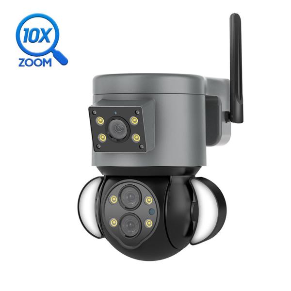Cheap Waterproof Outdoor PTZ Camera 4MP 10X Optical Zoom WiFi Two Way Audio for sale