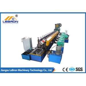 Buy cheap Blue color 2018 new type Solar Strut Roll Forming Machine PLC control system from wholesalers