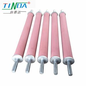 China Non Sticking Plastic Film Rollers Banana Rubber Guide Roller UV Resistance on sale