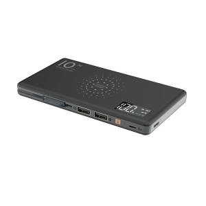 Top Selling LCD Digital Display Wireless Power Bank 10000mA Built-in 3IN1 Cable Type-C Input&Output Portable Mobile Powe