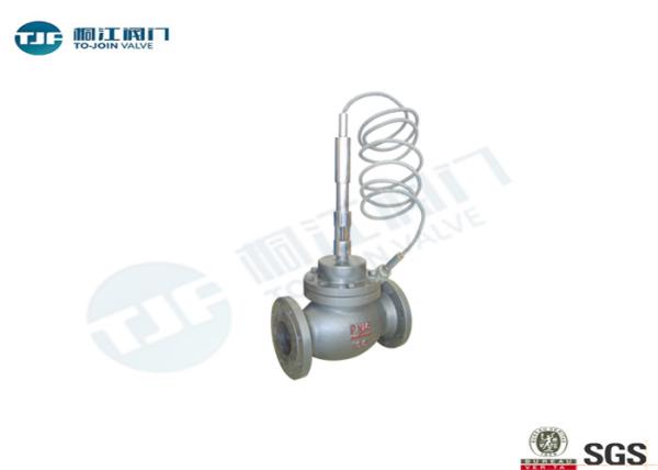 Cheap PN 40 Bar Steam Control Valve , Self - Actuated Temperature Control Valve for sale