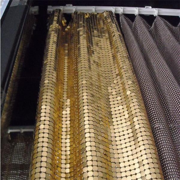 Cheap High Grade Aluminum Sequins Fabric Mesh Cloth for sale