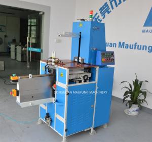China Semi Auto Round-Back Book Casing-In Machine , Book Back Rounding Binding Machine MF-SKJ380AS