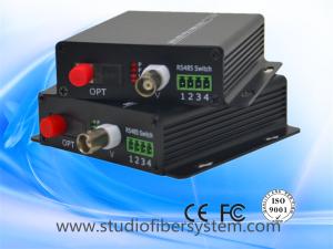 China 1ch analog video+analog audio/data fiber converter for CCTV system on sale