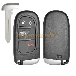 Opel 4Buttons Smart Key Shell with Emergency Key Insert