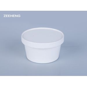 Best Kraft Paper Biodegradable Soup Cups Disposable Food Packing With Lid wholesale