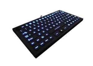 China Waterproof Backlit Usb Keyboard With Mouse , Silicone Rubber Illuminated Keyboard on sale