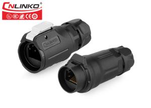 China 8p8c PBT Rj45 Cat5e Cat6 Waterproof Ethernet Connector CNLINKO on sale
