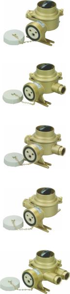 Cheap CZKH Copper Marine Socket With Switch IP56 for sale