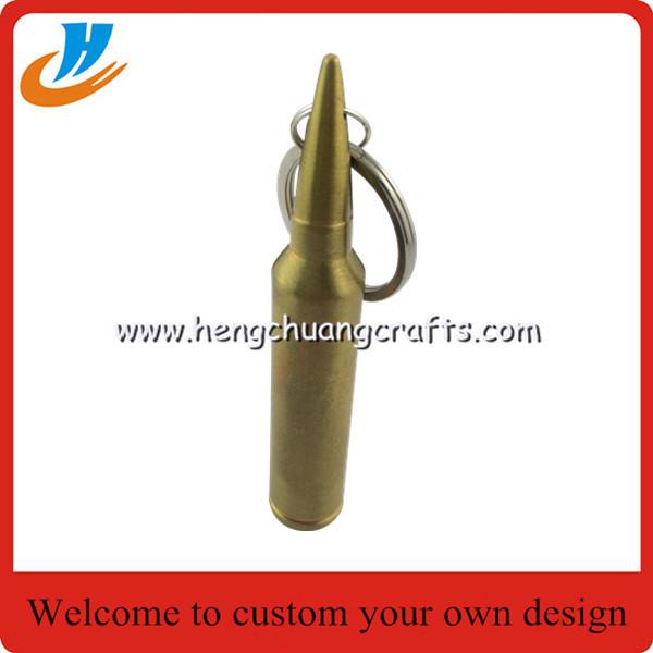 Cheap Imprinted bullet beer opener key tags, bespoke bullet bottle can opener key ring, for sale