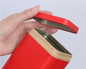 Best CMYK Printing Tea Tin Boxes Tinplate Coffee Package wholesale