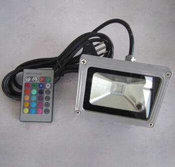 Cheap COB 10W LED Flood Light RGB with controller IP65 for sale