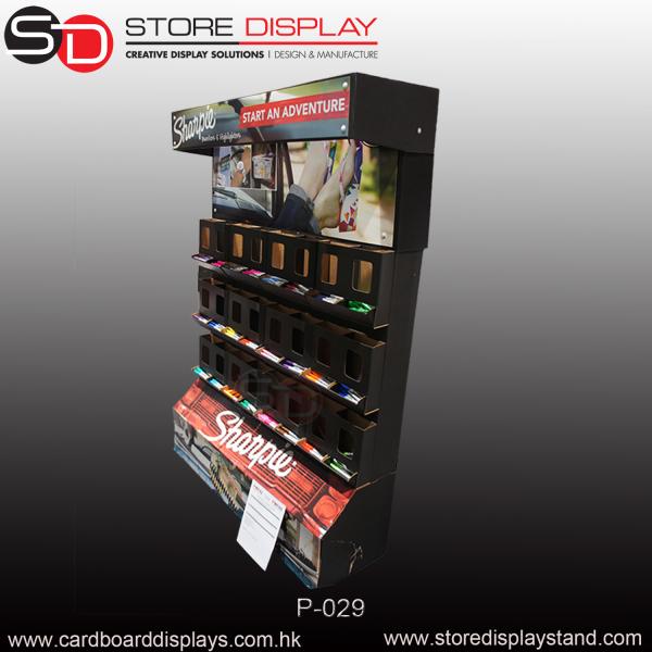Cheap Custom PDQ slipper Pallet display stand with compartments for sale