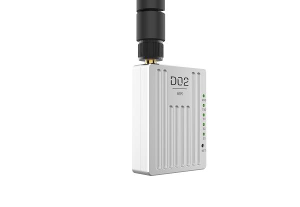 D02 data link has three frequency bands and supports point-to-multi, relay and