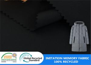 Thin Stiff Matt Oxford 100% Recycled Polyester From Plastic Bottles Winter Jacket Fabric