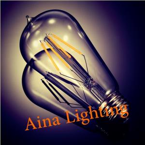 China High Efficiency Filament Style Led Bulb 2W E14 E27 AC 176V - 264V 6000k on sale