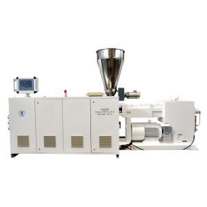 China Parallel Double Screw Extruder Machine / Parallel Twin Screw Extruder 330kg/H on sale