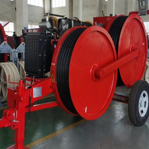 Cheap 4Ton Hydraulic Tensioner With  Reverse Overhead Line Stringing Machine for sale