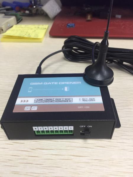 Cheap 3V SIM Card GSM Gate Opener 12V Input Max Temperature Range -30°C ~ +70 °C for sale