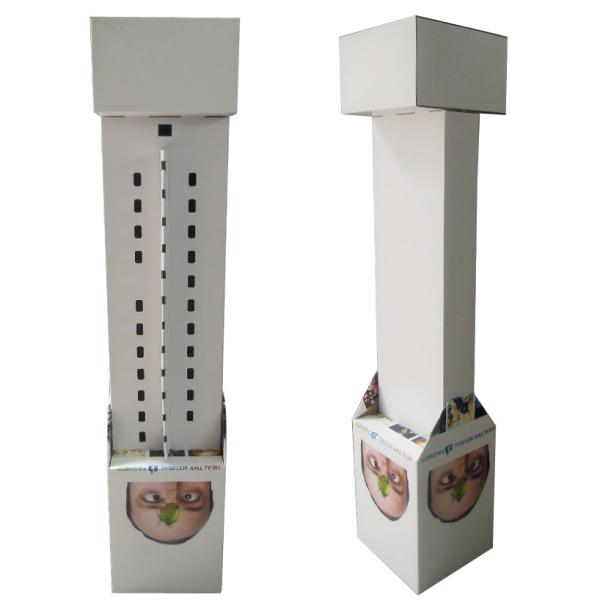 Cheap Sunglasses Cardboard Pos Display , White Cardboard Product Display Stands for sale