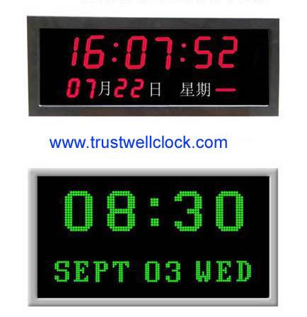 Cheap LED digital displaying clocks for sale