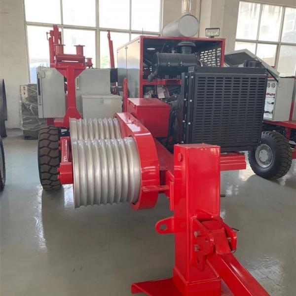 Cheap Bull Wheel Cable Pulling Max 9T Transmission Line Stringing Equipment for sale