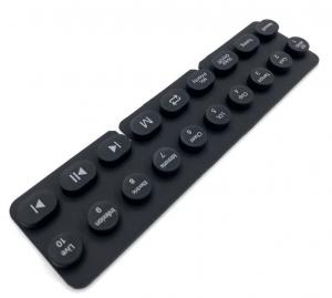 Best Waterproof Silicone Rubber Keyboard For Bluetooth Music Speaker wholesale