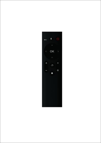 Cheap Good Touch Feeling Remote Control For Set Top Box 2.4G Bluetooh Multi - Color for sale