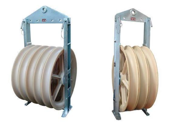 Cheap Large Diameter Conductor Cable Pulling Pulley Stringing Block MC Nylon Block for sale