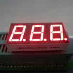Black Numeric Digit Display with Through-hole Mounting and Background Color