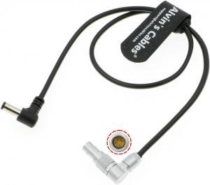 China Power Cable For Zacuto Kameleon EVF DC Male To Adjustable Right Angle 4-Pin Male 45cm 18inches on sale
