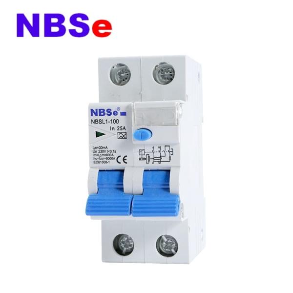 Cheap NBSL1-100 Series Residual Current Circuit Breaker With Overcurrent Protection for sale