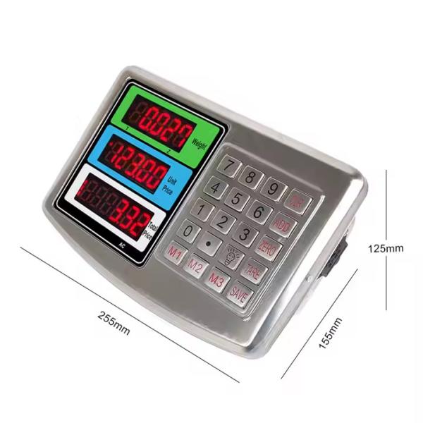 Digital Display Battery Powered S.s. Weighing Indicator For Platform Scale