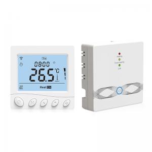 China Glomarket Digital Electronic RF Wall-Hung Boiler Tact Switch Operation Smart Wireless Thermostat Temperature Controller on sale