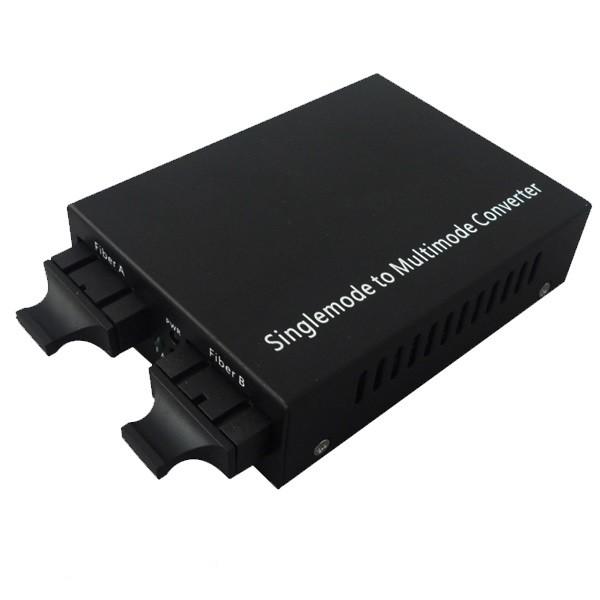 Cheap Low Heat 100Mbps Fiber Media Converter Single Mode Multi Mode for sale