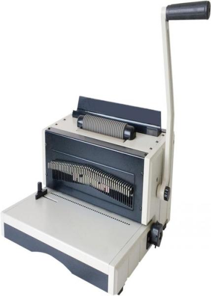 Cheap A4 Electirc Metal Plastic Single Spiral Coil Binding Punching Machine for sale