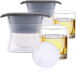 China Silicone Freezer Press Sphere Ice Ball Maker Mold Large Round For Whisky Scotch Cocktail Drinks Ice Balls on sale