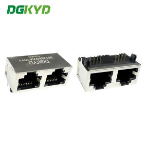 RJ45 network socket connector with shielded female socket/interface/network port DGKYD561288GWA1DY1